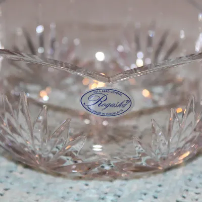 Vintage Cut-Crystal Glass Bowl
$20.00