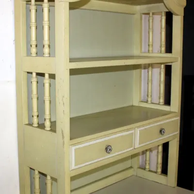 Vintage Pale Yellow Wood Desk, Hutch, & Chair
$130.00
- The Hutch is Removable
WITH HUTCH: 46.5in. x 30in. x 72in
WITHOUT HUTCH:...