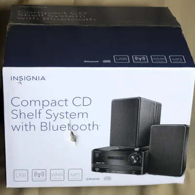 INSIGNIA Compact CD Shelf System w/ Bluetooth (NEW IN BOX)
$40.00