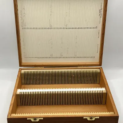 Clay Adams Storage Box for Glass Microscope Slides