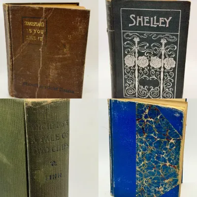 (4) Vintage/Antique Hardcover Books Feat.     A Tale of Two Cities — Charles Dickens