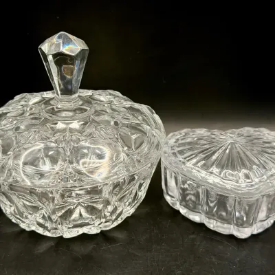 Bleikristall Beyer lead crystal & Heart Trinket Dishes