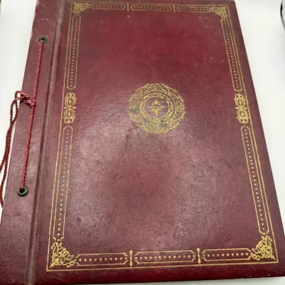 Vintage Scrapbook-empty