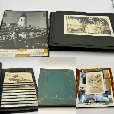 Vintage Photo Albums, Scrapbook And Ephemera 