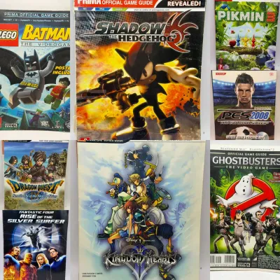 (8) Video Game Guides Feat Shadow The Hedgehog & Lego Batman