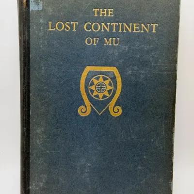 1926 The Lost Continent of Mu By James Churchward Pseudoscience Antique Hardcover Book