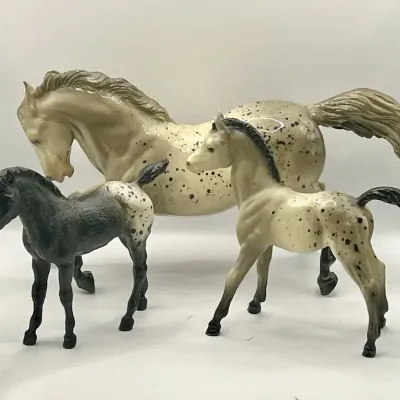 (3) Breyer Appaloosa Toy Horses