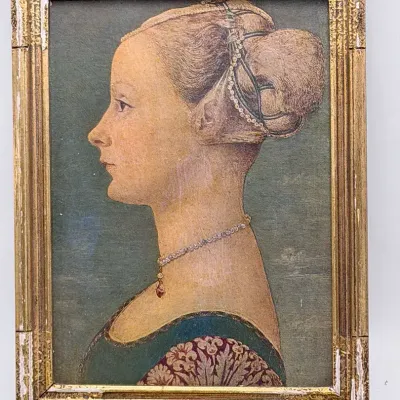 Portrait of a Young Woman Piero del Pollaiuolo Print