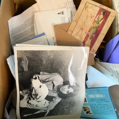 Mystery Lot Of Ephemera-photos, Cards, Letters & More 