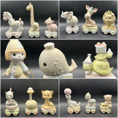 (15) Precious Moments Porcelain Figurines — Vintage