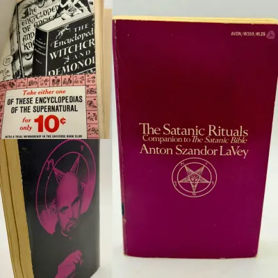 First Edition The Satanic Rituals By Anton Szandor Lacey Companion To The Satanic Bible