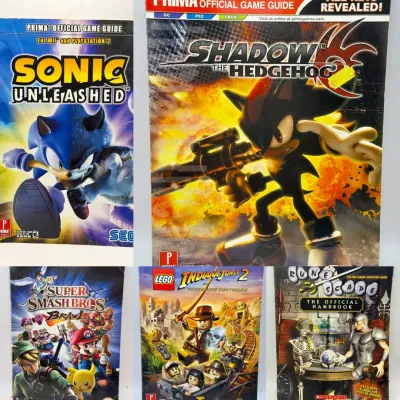 (5) Video Game Guides Feat Sonic The Hedgehog 