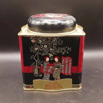 Continental Tea Product Co. Oolong Tea Decorative Tin