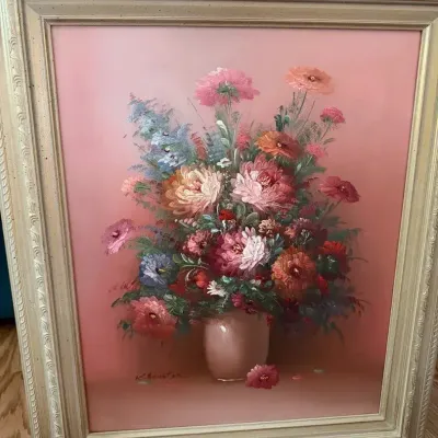 K. Houston Floral Painting