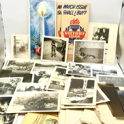 Large Lot Of Vintage Photos, Cards, Letters & More Ephemera 