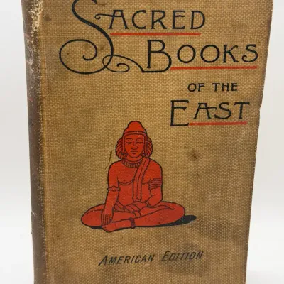 1897 Sacred Books Of The East American Edition Antique Hardcover Book 