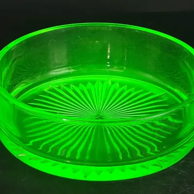 Uranium Glass Dish
