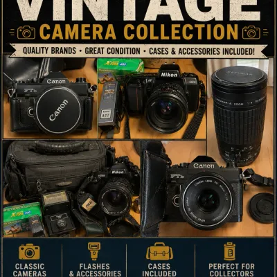 Sale Photo Thumbnail #19: Vintage Camera sets