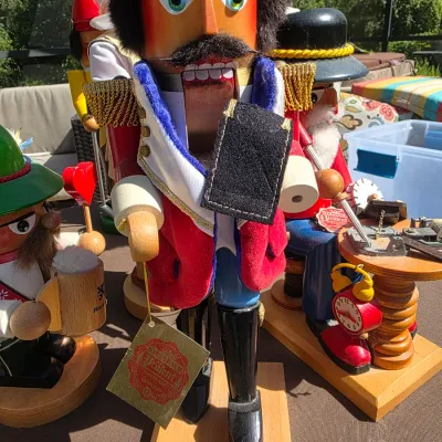 Sale Photo Thumbnail #44: Steinbach German Nutcrackers. Toy Soldier, Bavarian Beer Drinker and more