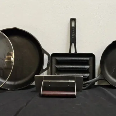 Lodge Cast Iron Covered Pan & More (WH3)