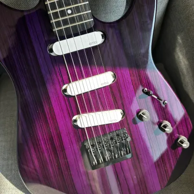 Sale Photo Thumbnail #4: Purple Flame Top — Custom Electric Guitar