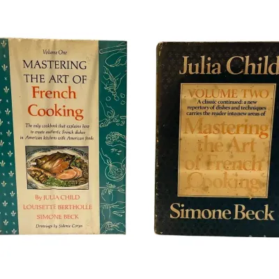 Julia Child Mastering The Art Of French Cooking Vol 1&2 1973/1970