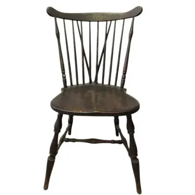 Antique Brace Back Windsor Chair 