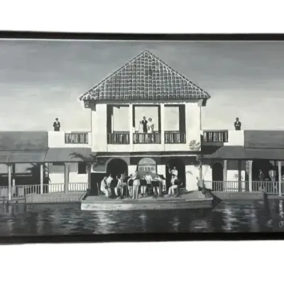 "Band Stand" Original Painting By David Kennedy 24x32