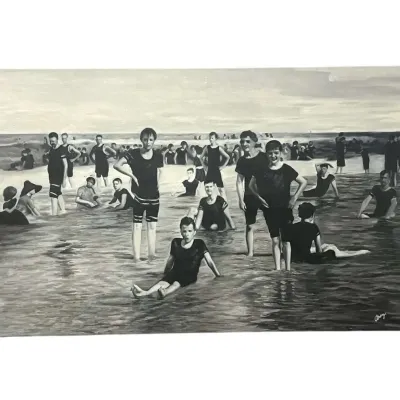 “Beach Boys” Original Oil Painting