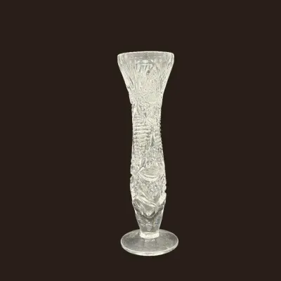 Vintage Cut Crystal Bud Vase