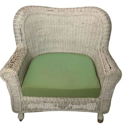 Large Vintage Wicker Chair