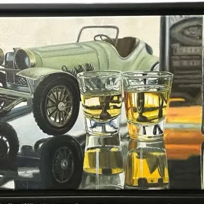 “Jack Seven” Original Oil Painting By Ken Orton 2012 (16 x 24)