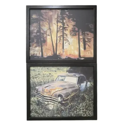 Pilgrim 85/500  & Arson 95/600 In The Catskills Numbered Prints By Ken Orton 16x13 in. 