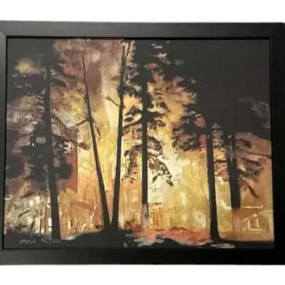 Arson In The Catskills Print (94/500) 13x16 in.