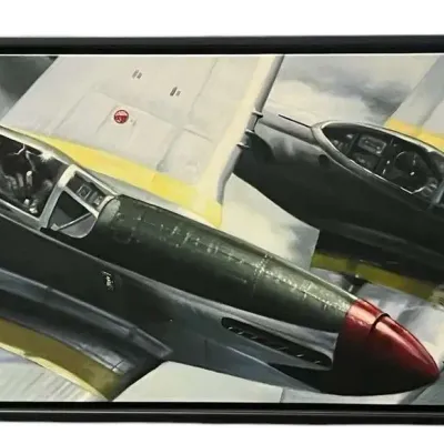“Mustangs” Artist Print By Ken Orton 81/95  (18 x 44)