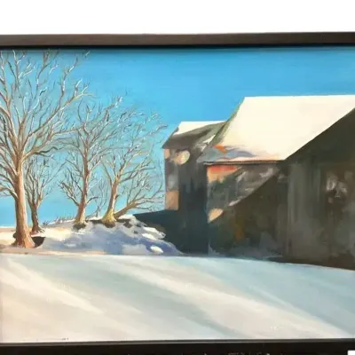 Midwinter Blues By Ken Orton ((Original) 16x20 in.
