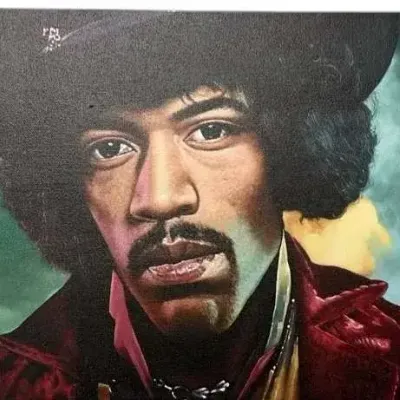 Jimmy Hendricks Painted By Ken Orton (Print) 10x15 in.