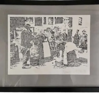 Fish Wives Numbered Lithograph By Ken Orton  1998 13/20