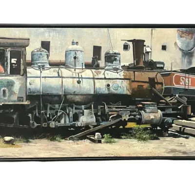 “Baldwin” Original Oil Painting By Ken Orton 2012 32x60 in.