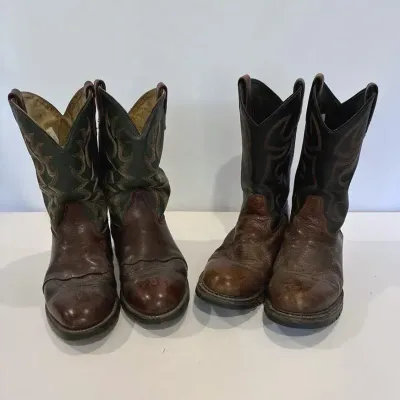 Roper Boots Size 11 And Rocky Boots Size 11 Wide