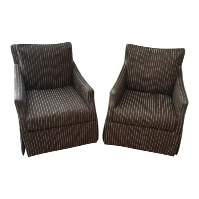 Swivel Accent Chairs With Armrest