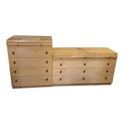 Vintage Harmony House Dresser and Chest of Drawers