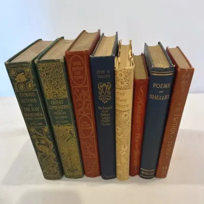 Antique And Vintage Books Lot 1