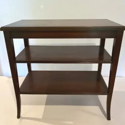 Genuine Mahogany Three Tier John M. Smyth Company Genuine Mahogany Three Tier