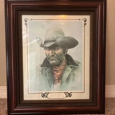 Vintage 1974 Bill Hampton “ Ramrod Western Cowboy”