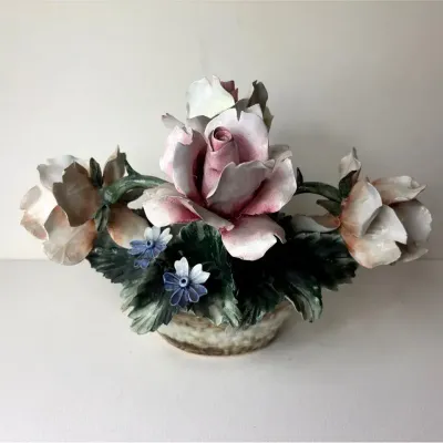 Capodimonte Floral Porcelain