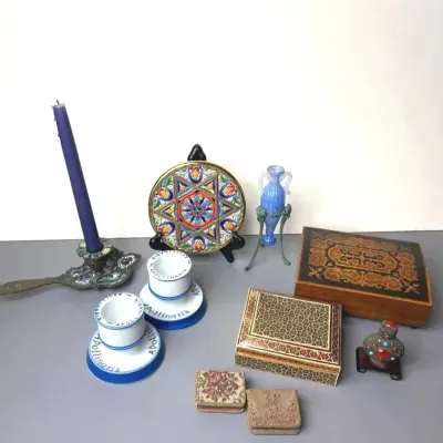Greek, Spanish, Middle Eastern Travel Memorabilia, 10 Pieces  