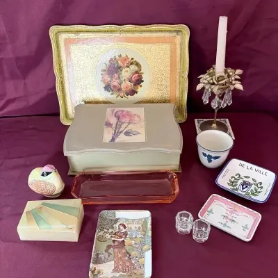 Boudoir Collectibles and Firenze Tray