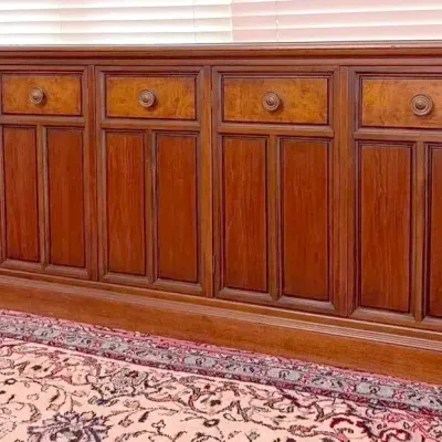 Vintage Walnut Sideboard or Credenza, Good Condition