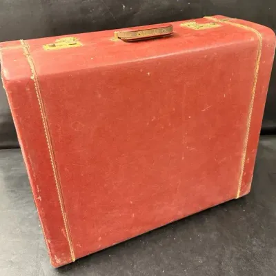 1950s “J.C. Penney Towncraft” Hardshell Suitcase